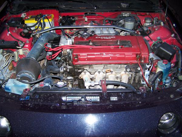 b18c1 engine bay