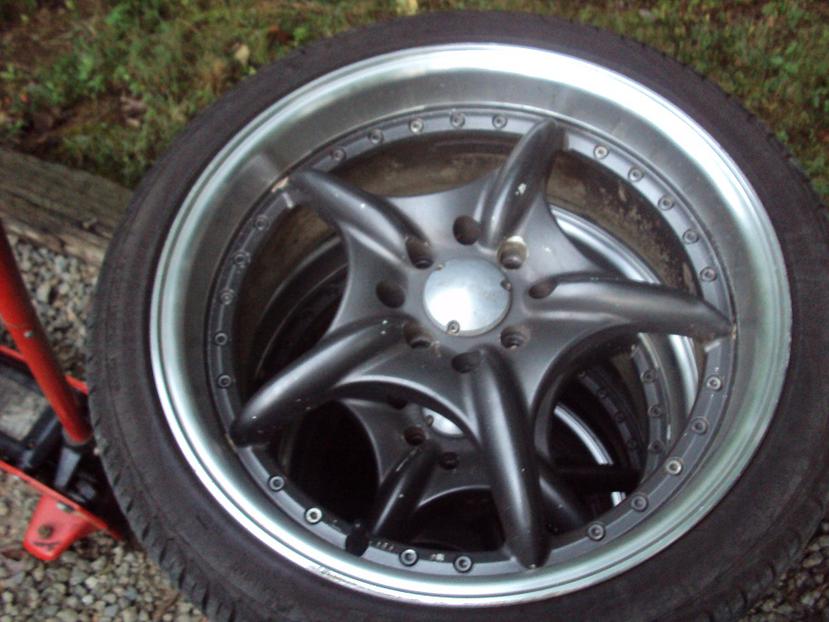 4 lug tenzo r wheels with new tires